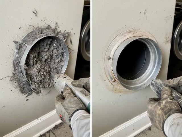 Professional clogged vent cleaning by Southington Dryer Vent Cleaning in Southington