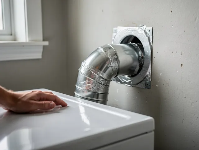 Southington Dryer Vent Cleaning expert performing professional dryer vent repair and installation in Southington